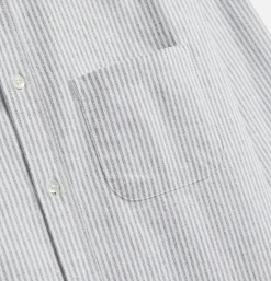 PORTUGUESE FLANNEL Chemise Oxford Stripe Green* Shirts & Polos