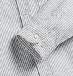 PORTUGUESE FLANNEL Chemise Oxford Stripe Green* Shirts & Polos