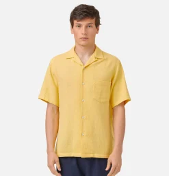 PORTUGUESE FLANNEL Chemise Pique Yellow* Shirts & Polos