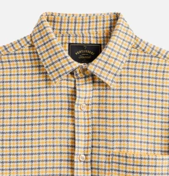 PORTUGUESE FLANNEL Chemise Plate Yellow* Shirts & Polos