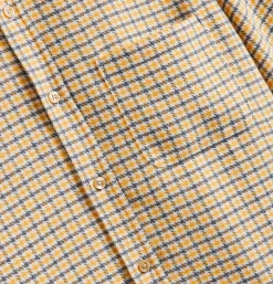 PORTUGUESE FLANNEL Chemise Plate Yellow* Shirts & Polos
