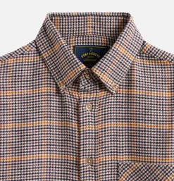 PORTUGUESE FLANNEL Chemise Singer Bordeaux* Shirts & Polos