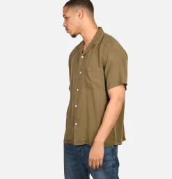 PORTUGUESE FLANNEL Chemisette Dogtown Olive* Shirts & Polos