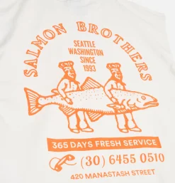 MANASTASH Citee Salmon White* T-shirts