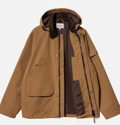 CARHARTT WIP Clarton Jacket Hamilton Brown* Veste