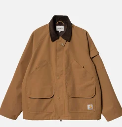 CARHARTT WIP Clarton Jacket Hamilton Brown* Veste