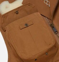 WOOLRICH Classic Fishing Vest Beige* Coats & Jackets