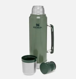 STANLEY 1913 Classic Legendary Bottle 1L Hammertone green* Outdoor