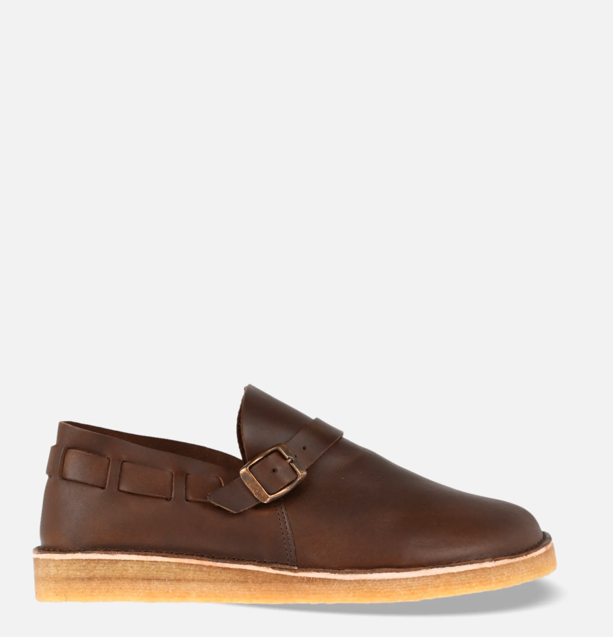 YOGI FOOTWEAR Corso Buckle Monk Shoe Brown* Other Styles|Mocassins