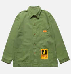 SERVICE WORKS Coverall Jacket Olive* Shirts & Polos