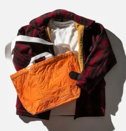 PUEBCO Coverd Parachute Sholder Bag Orange* Shoulder Bags