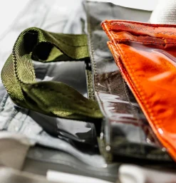 PUEBCO Covered Parachute Document Bag Orange* Tote-bags