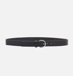 IL BISONTE Cowhide Belt Black* Belts