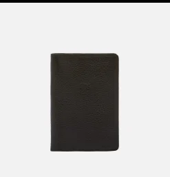 IL BISONTE Cowhide Passport Case Black* Small Leather Goods