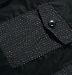 STANDARD TYPES Cropped Work Jacket Check Black* Veste