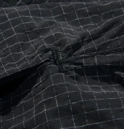 STANDARD TYPES Cropped Work Jacket Check Black* Veste