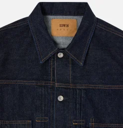 EDWIN Denim Jacket 14oz Kurabo Red* Veste