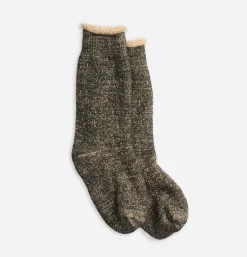 ROTOTO Double Face Black Brown* Socks