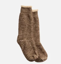 ROTOTO Double Face Dkbrown Brown* Socks