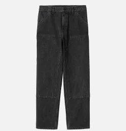 CARHARTT WIP Double Knee Pant Black Washed* Trousers