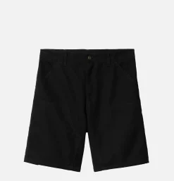 CARHARTT WIP Double Knee Short Black* Shorts
