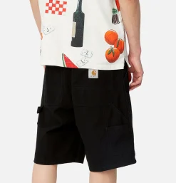 CARHARTT WIP Double Knee Short Black* Shorts