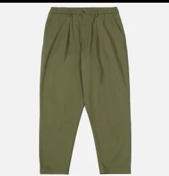 UNIVERSAL WORKS Double Pleat Pant Light Olive* Chinos