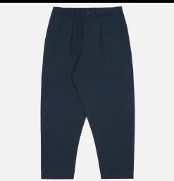 UNIVERSAL WORKS Double Pleat Pant Navy* Chinos