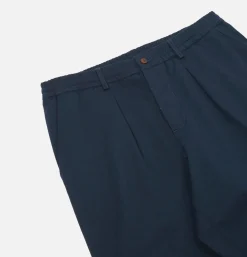 UNIVERSAL WORKS Double Pleat Pant Navy* Chinos