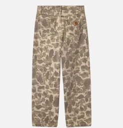 CARHARTT WIP Duck Landon Pant Black Camo Duck* Trousers
