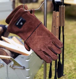 SNOW PEAK Fireside Gloves Brown* Maison