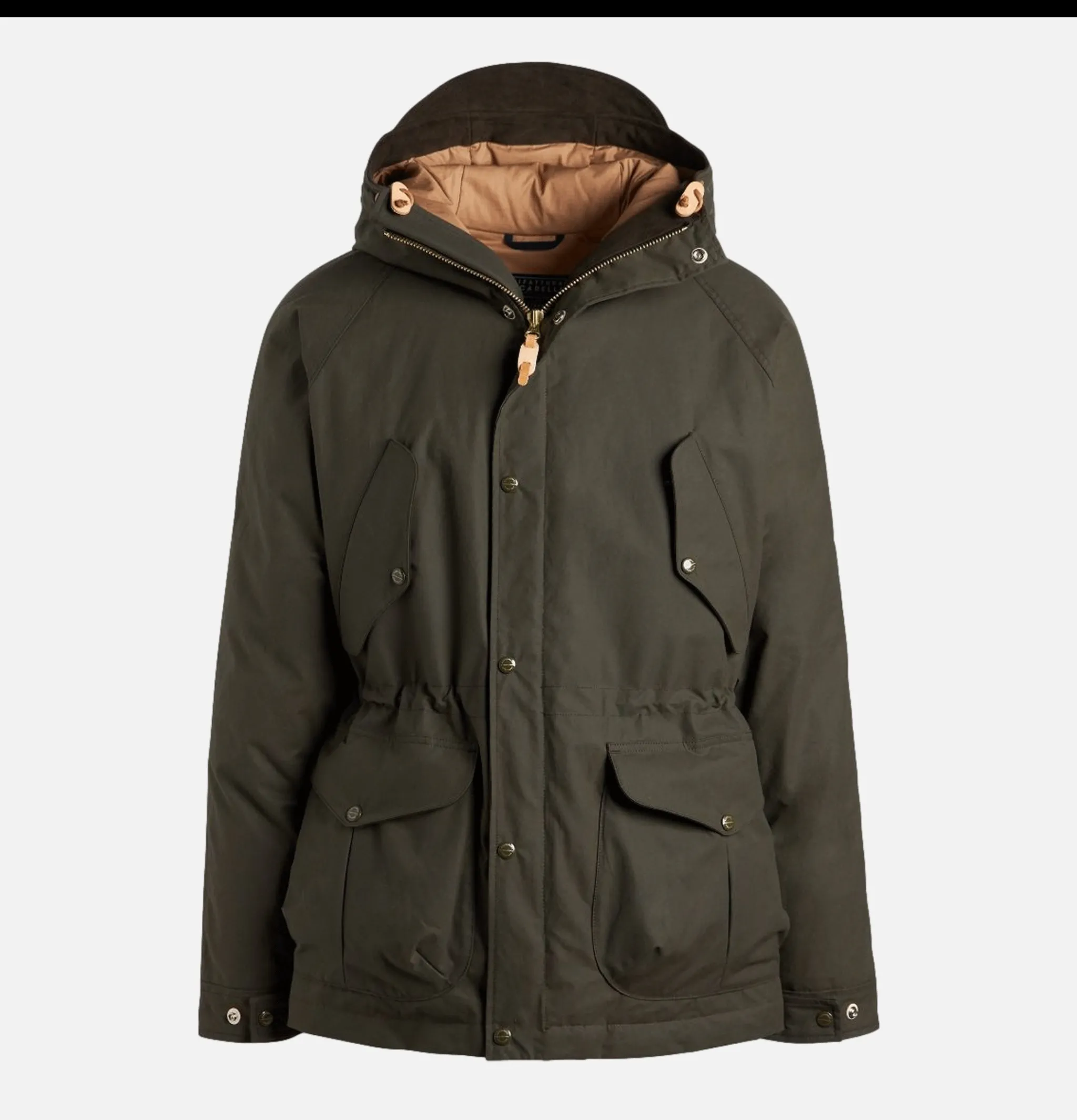 MANIFATTURA CECCARELLI Fisherman Down Parka Chocolate* Coats & Jackets