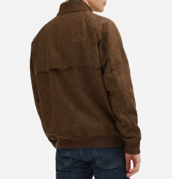BARACUTA G9 Herringbone Wool Bark* Veste