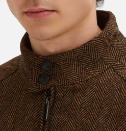 BARACUTA G9 Herringbone Wool Bark* Veste