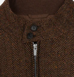 BARACUTA G9 Herringbone Wool Bark* Veste