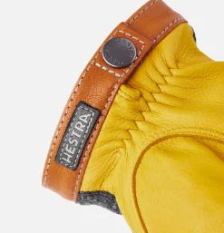 HESTRA Gants Deerskin Wool Tricot Charcoal* Gloves • Beanies • Scarves