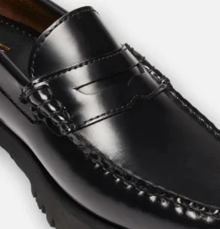 G.H. BASS Gh Bass Larson Black Gh Bass Women's Moccasin*Women Shoes