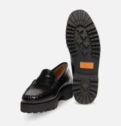 G.H. BASS Gh Bass Larson Black Gh Bass Women's Moccasin*Women Shoes