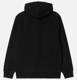 CARHARTT WIP Hooded Chase Sweat Black* Sweatshirts & Fleeces