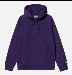 CARHARTT WIP Hooded Chase Sweat Tyrian* Sweatshirts & Fleeces
