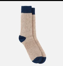 BARBOUR Houghton Socks Stone/navy* Socks