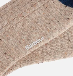 BARBOUR Houghton Socks Stone/navy* Socks