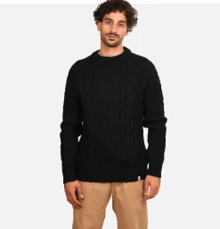 PEREGRINE Hudson Knit Aran Navy* Knitwear