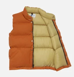 CRESCENT DOWN WORKS Italian Down Vest Rust* Coats & Jackets