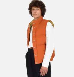 CRESCENT DOWN WORKS Italian Down Vest Rust* Coats & Jackets