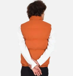 CRESCENT DOWN WORKS Italian Down Vest Rust* Coats & Jackets