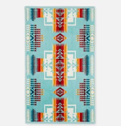 PENDLETON Jacquard Hand Towel Chief Joseph Aqua* Maison