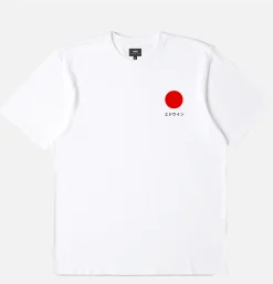 EDWIN Japanese Sun White T-shirt* T-shirts