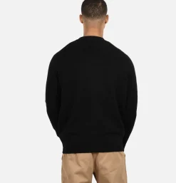 WILLIAM LOCKIE Lambswool Cardigan Black* Knitwear