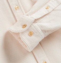 PORTUGUESE FLANNEL Lobo Ecru Shirt* Shirts & Polos